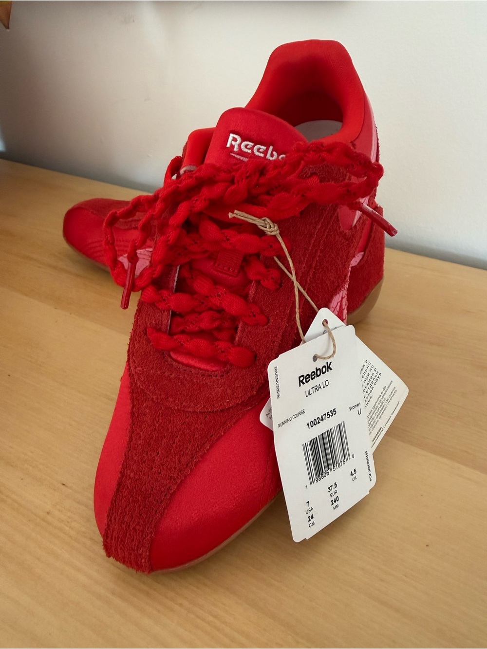 Reebok Ultra LO Red Sneakers